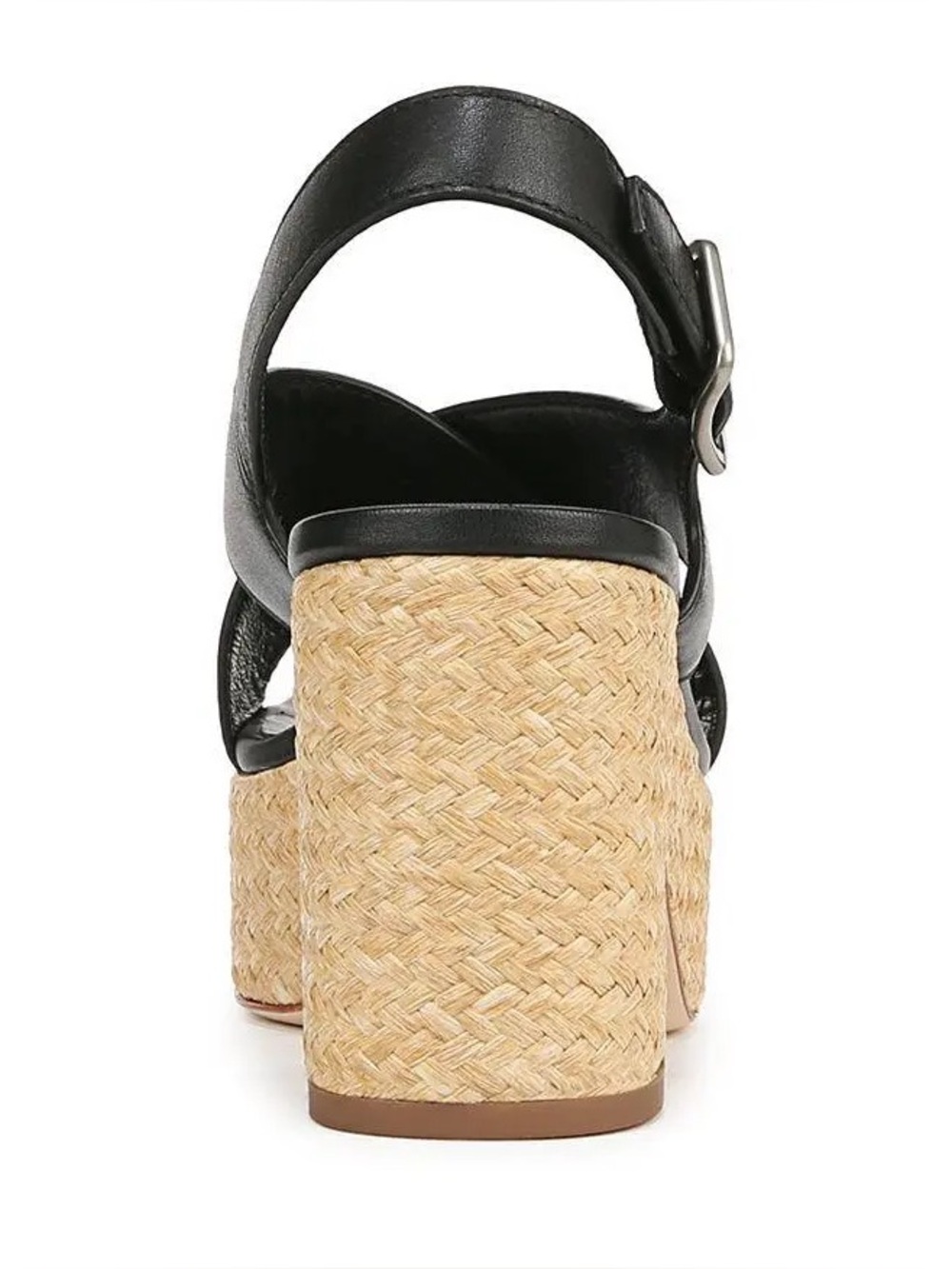 NEW Vince Clementine Black Leather Platform Sandals, Size 9 - Picture 5 of 10